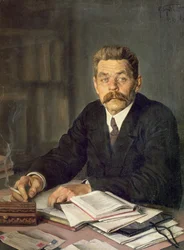 Retrato do Autor Maxim Gorky (1868-1939), 1929